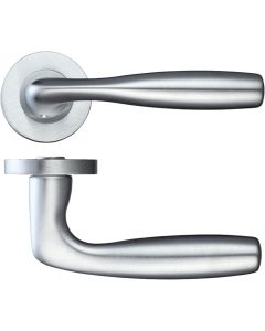 LPD Norma Satin Chrome Tone Handle Hardware Pack