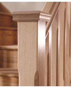 Stop Chamfered Solid Oak Staircase and Landing Kit 