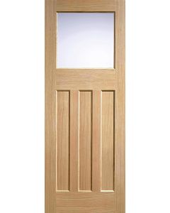 LPD Internal Oak Top Light Dx30'S With Frosted Glass Door