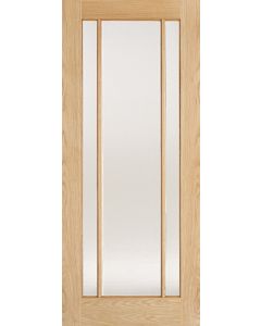 LPD Internal Oak Lincoln 3L With Frosted Glass Door