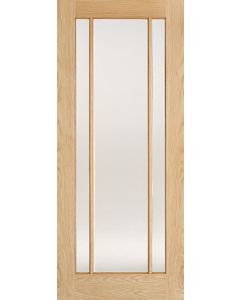 LPD Internal Oak Lincoln 3 Light Glazed Prefinished Door