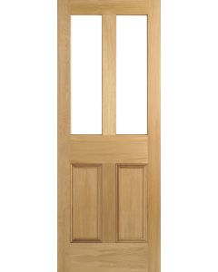 LPD Internal Oak Malton Unglazed 2L Door