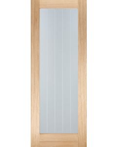LPD Internal Oak Mexicano Pattern 10 Glazed Door