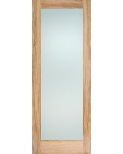 LPD Internal Oak Pattern 10 Internal With Frosted Glass Door