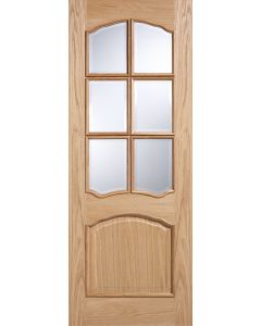Internal Un-finished Oak Riviera Door with Raised Mouldings