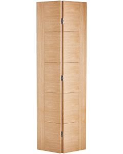 LPD Pre-Finished Oak Vancouver Bi-fold Door Complete with Track