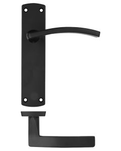 LPD Oxford Matt Black Privacy Handle Pack