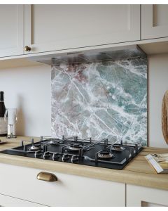 ALLOY Rainforest Marble Hob Splashback (800 x 600 x 4mm)