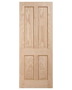Internal Oak Regency 4 Panel Elegance Fire Door