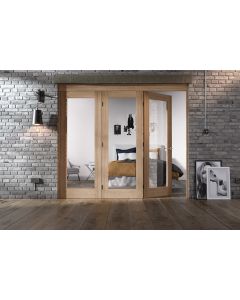LPD Roomfold Frame Unfinished Oak 3+0