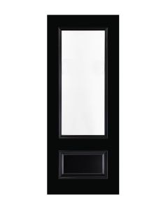 Deanta Sandringham Black Finish Glazed Fire Door FD30