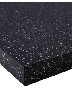 Black Sparkle Square Edge Wilsonart Worktop 3000 x 600 x 40mm