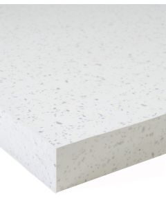 White Sparkle Square Edge Wilsonart Worktop 1500 x 600 x 40mm