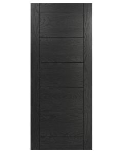Deanta Seville Brushed Black Oak Door