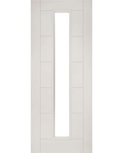 Deanta Internal White Primed Seville Glazed Fire Door FD30