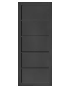 Deanta Shoreditch Black Prefinished Door