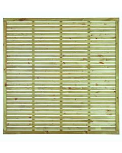 KDM Slatted Euro Garden Fence Panel (Northwest Delivery Only)