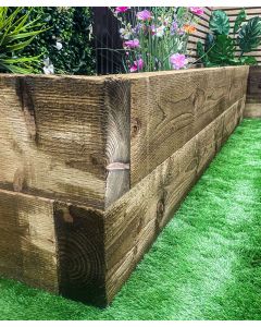 Treated Timber Sleeper (250mm x 125mm x 2400mm) 
