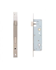 Slim Bathroom Lock Satin Nickel