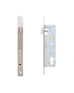 Slim Euro Profile Sash Lock Satin Nickel
