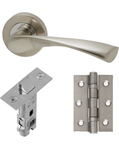 LPD Solar Chrome Tone Handle Hardware Pack