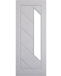 Deanta Torino Light Grey Ash Glazed Fire Door FD30