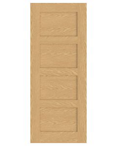 Savoy Unfinished Shaker 4 Panel Fire Door (FD30)