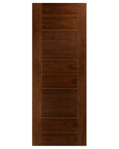 Internal Walnut Pre-finished Vancouver 5 Panel Door