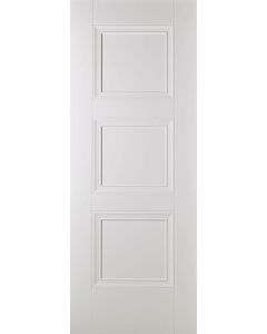 LPD Internal Amsterdam 3 Panel White Primed Door