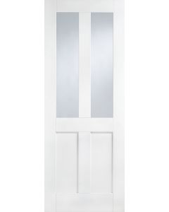 LPD Internal London 2P/2L White Primed Glazed Door