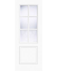 LPD Internal Smooth Berlin Glazed Moulded Prefinished Door
