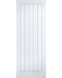 LPD Internal Textured Vertical 5 Panel White FD30 Fire Door
