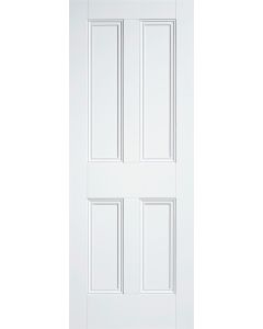 LPD Internal Smooth White Malton Nostalgia 4 Panel Door