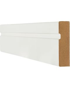 LPD White Primed&nbsp;Architrave&nbsp;Single&nbsp;Groove - 2200 x 70 x 18mm