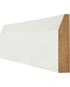LPD White Primed Skirting Chamfered - 3000 x 95 x 18mm