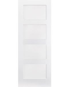 LPD Internal Shaker 4 Panel White Primed FD30 Fire Door