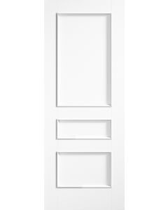 LPD White Primed Toledo 3 Panel FD30 Fire Door