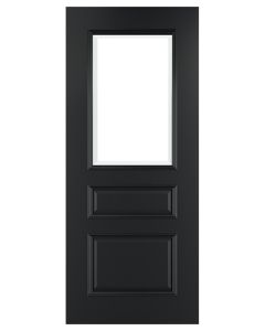 Deanta Windsor Black Prefinished Glazed Fire Door FD30