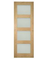 Deanta Internal Obscure Glazed Coventry Pre-Finished Oak Door
