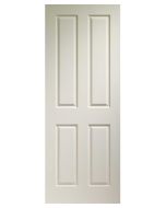 LPD White Moulded Grained Victorian 4 Panel Door