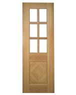 Deanta Internal Glazed Kensington Pre-Finished Oak Door