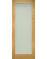 Deanta Oak Internal Pre Sanded Walden Door with Obscure Glass