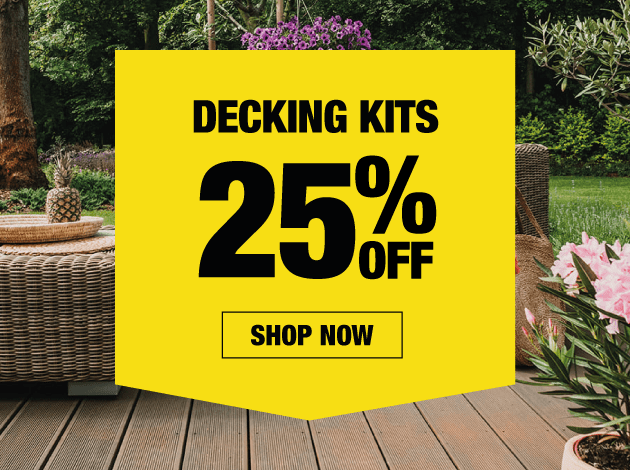 25% off Decking Kits
