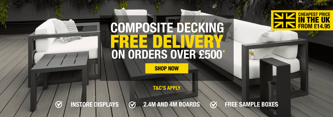Composite Decking - Free Delivery On Orders Over £500