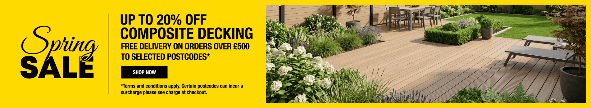 Up To 20% Off Composite Decking