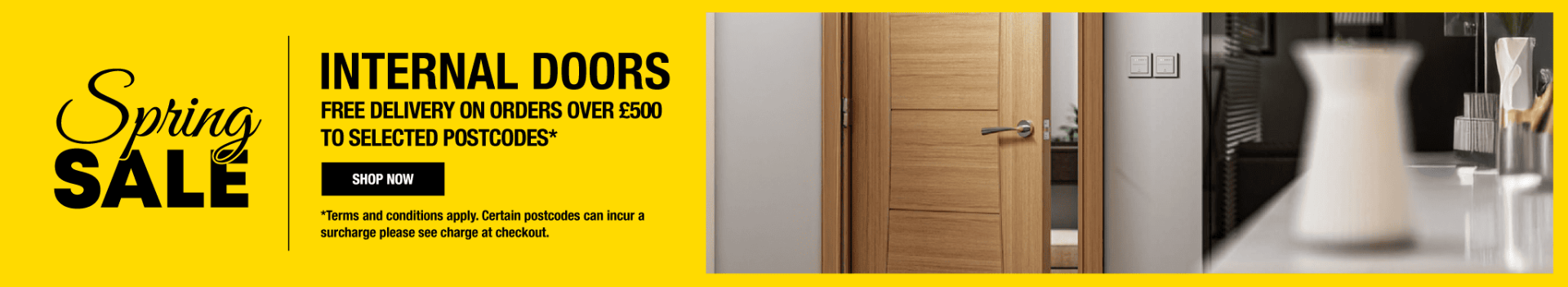 Free Delivery on Door Orders to FY, PR & WN Postcodes
