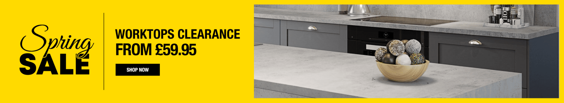 Clearance Worktops from &pound;59.95