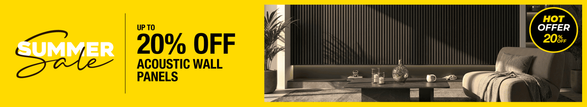 Up To 20% Off Acoustic Wall Panels