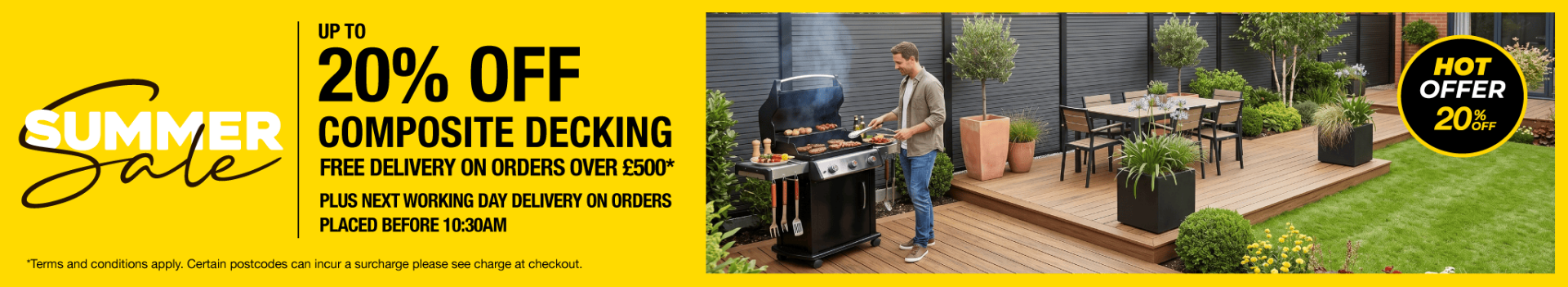 Up To 20% Off Composite Decking