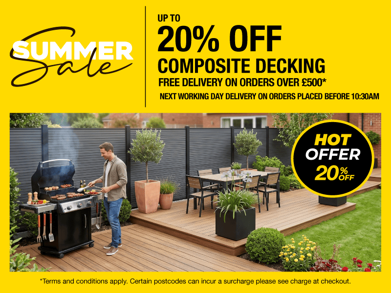 Up To 20% Off Composite Decking
